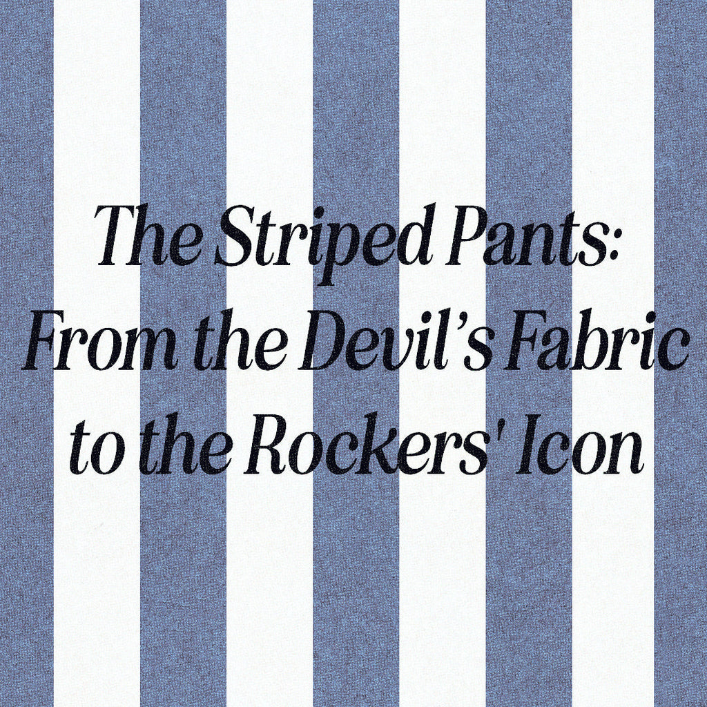 Good Morning Keith Magazine The Striped Pants:  From the Devil’s Fabric  to the Rockers' Icon