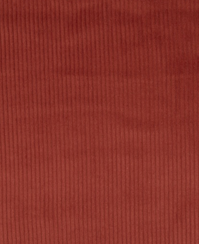 Good Morning Keith Red Clay Corduroy Fabric